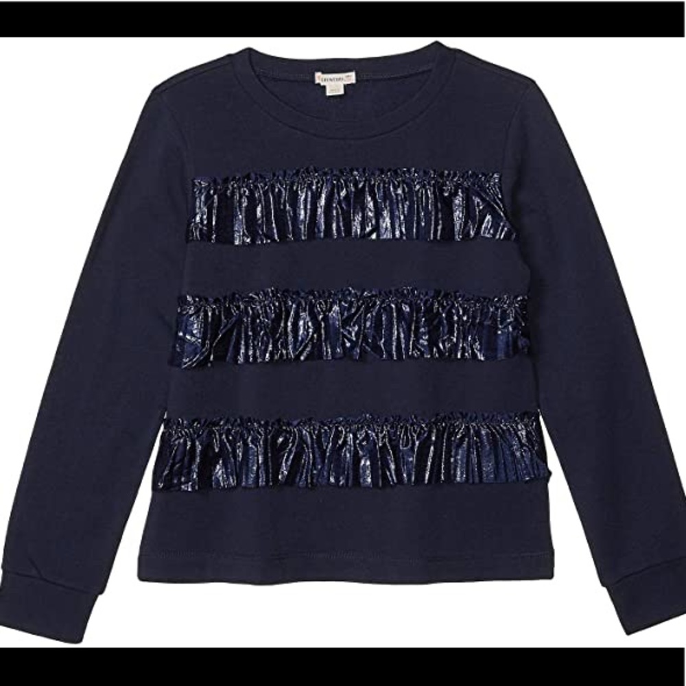 Crewcuts girls sweatshirt navy